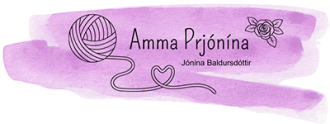 Amma Prjónína lógó